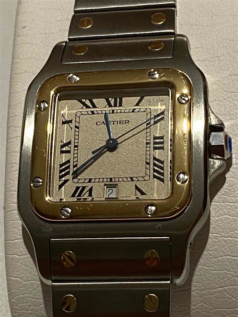 precio reloj cartier acero y oro 18k